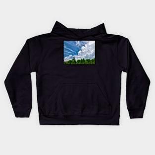 Evergreens & Clouds Kids Hoodie